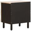 vidaXL Szafka Nocna 2 pcs Biały 40 x 33 x 46 cm Drewno z mango