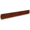 vidaXL Krawężnik do trawnika 30 pcs 103 x 15 cm Stal Rdzawy