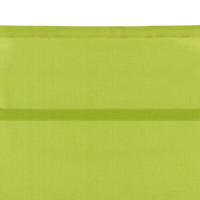 vidaXL Leżak z tworzywa textilene i aluminium, zielony