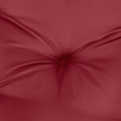 vidaXL Poduszka na paletę, winna czerwień, 120x40x12 cm, tkanina