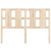 vidaXL Wezgłowie ł&oacute;żka, 125,5x4x100 cm, lite drewno sosnowe