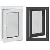 vidaXL Okno piwniczne typu tilt & turn RISOR 60 x 80 cm PVC i szkło