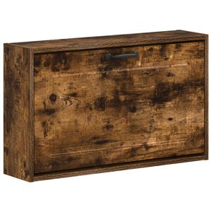 vidaXL Wisząca szafka na buty UTRECHT 71 x 17 x 43 cm Dąb wędzony