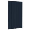 vidaXL Panel dachowy 36 szt. antracytowy 80 x 45 cm Stal galwanizowana