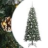 vidaXL Sztuczna choinka zielony 150 cm PVC, plastik i stal