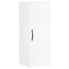 vidaXL Wysoka szafka, biała z wysokim połyskiem, 34,5x34x180 cm
