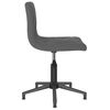 vidaXL Obrotowe krzesła stołowe, 2 szt., ciemnoszare, aksamitne