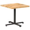 vidaXL Stolik bistro, kwadratowy, 80x80x75 cm, surowe drewno mango