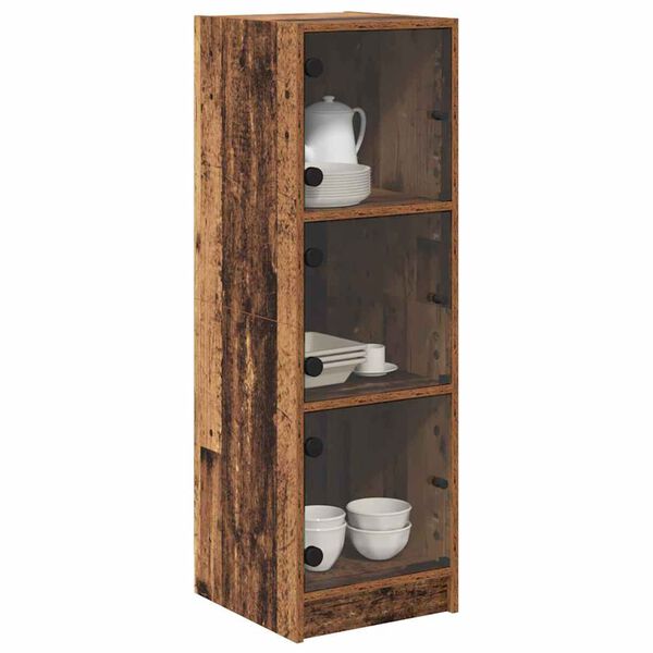 vidaXL Highboard Stare drewno 35 x 37 x 109 cm Materiał drewnopochodny