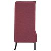 vidaXL Sofa z wysokim oparciem czerwone wino 109 x 56 x 121 cm tkanina