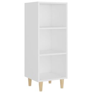 vidaXL Szafka, biała, 34,5x32,5x90 cm, materiał drewnopochodny