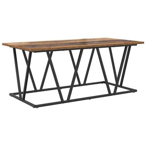 vidaXL Stolik kawowy Stare drewno 100 x 50 x 40 cm
