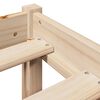 vidaXL Rama ł&oacute;żka bez materaca, 120x190 cm, lite drewno sosnowe