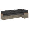 vidaXL Patio Sofa Set 4-osobowe Grey