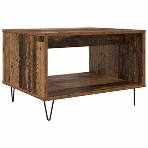 vidaXL Stolik kawowy Stare drewno 60 x 50 x 40 cm Drewno inżynieryjne