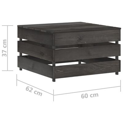 vidaXL Ogrodowe stoliki z palet, 2 szt., impregnowane drewno sosnowe