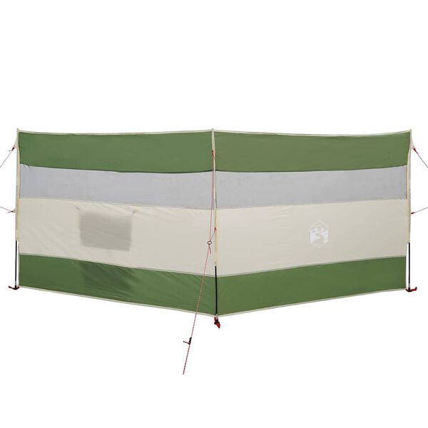vidaXL Camping Wiatrochron Zielony 340x130 cm Wodoodporny