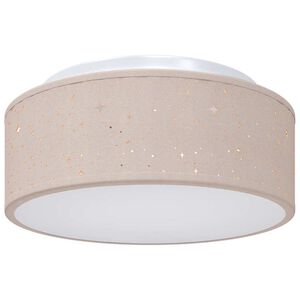 vidaXL Lampa Sufitowa Ciemnoszary 30 x 30 x 13,5 cm tkanina