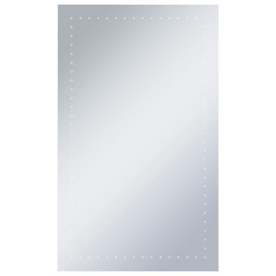vidaXL Ścienne lustro łazienkowe z LED, 60 x 100 cm