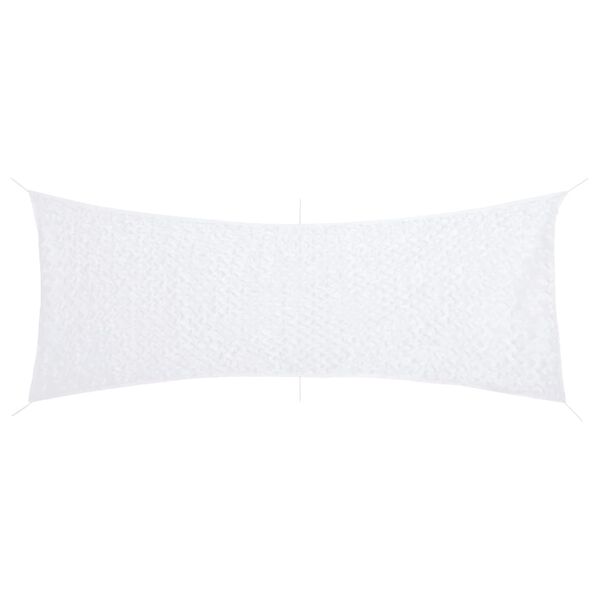 vidaXL Siatka maskująca z torbą do przechowywania, 412x144 cm, biała