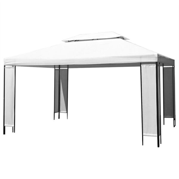 vidaXL Altana ze sznurem lampek LED, 3x4 m, biała