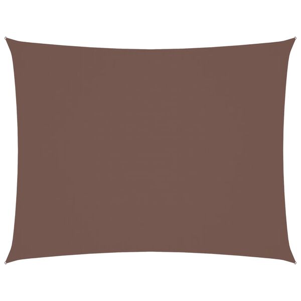 vidaXL Prostokątny żagiel ogrodowy, tkanina Oxford, 2x3,5 m, brązowy