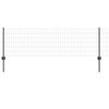 vidaXL Ogrodzenie Euro z słupkiem 10 x 0,6 m Stal pokryta PVC Szary