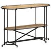 vidaXL Stolik konsolowy, 110x42x76 cm, lite surowe drewno mango