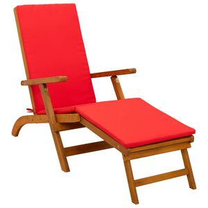 vidaXL Leżak z funkcją pochylania i składania 55 x 146 x 91 cm