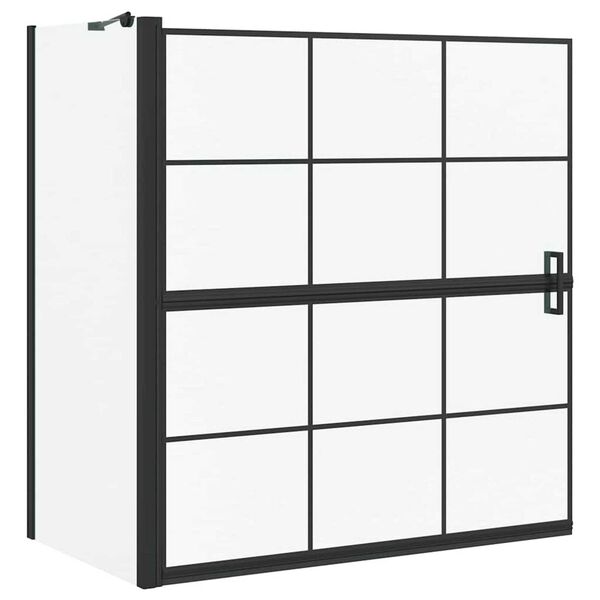 vidaXL Ścianka prysznicowa do kąpieli 116 x 68 x 128 cm