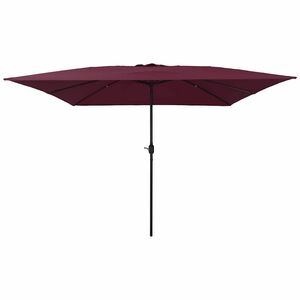 vidaXL Parasolka ogrodowa Bordeaux Czerwony 295 x 295 x 245 cm