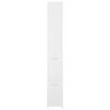 vidaXL Szafka łazienkowa, biała, 25x26,5x170cm materiał drewnopochodny