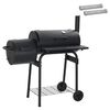 vidaXL Grill na świeżym powietrzu 103 x 60 x 113 cm Stal Czarny