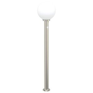 vidaXL Słupek oświetleniowy z czujnikiem 120 cm Stal nierdzewna IP44