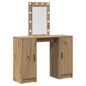 vidaXL Toaletka Brązowy 102 x 33 x 135 cm Drewno inżynieryjne