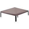 vidaXL Pokrycie altany Ciemnoszary 300 x 300 cm Poliester i Stal
