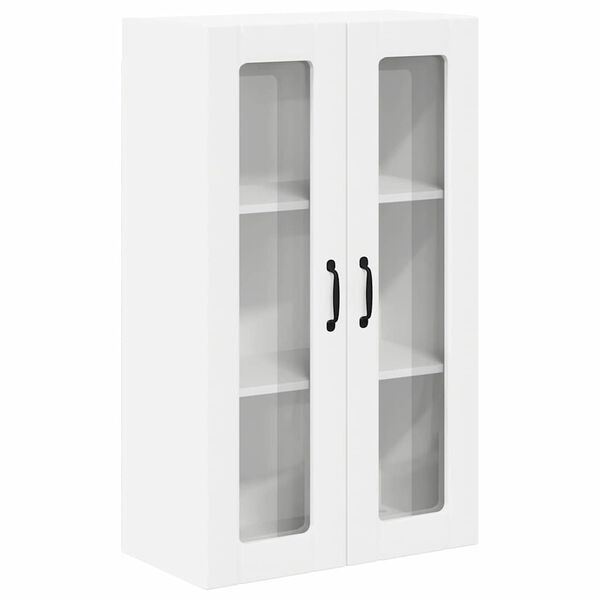 vidaXL Szafka kuchenna wisząca z drzwiami Biały 60 x 31 x 100 cm