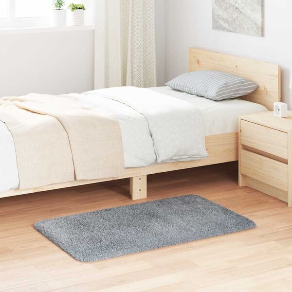 vidaXL Dywan shaggy z długim włosiem, NAVARRA, jasnoszary, 60x100 cm