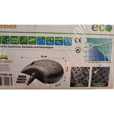 HEISSNER Filtr ekologiczny i pompa Smartline, 3300 L/h
