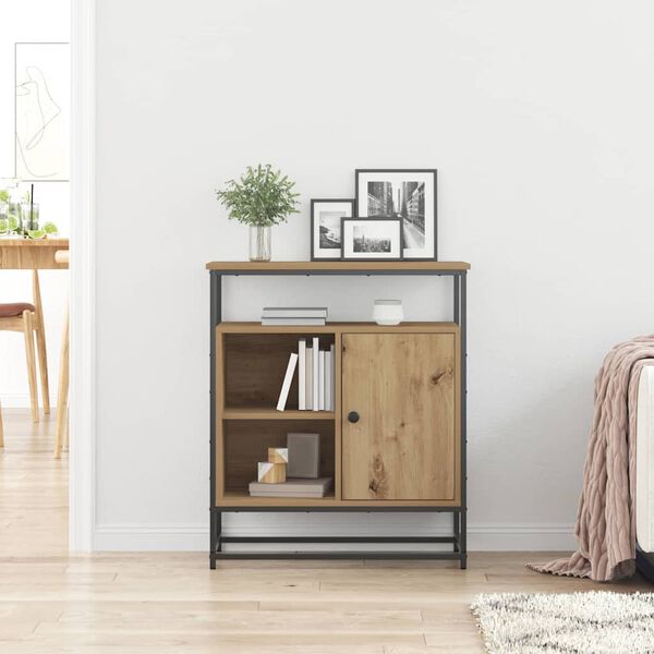 vidaXL Bufet Dąb rzemieślniczy 69 x 35 x 80 cm Materiał drewnopochodny