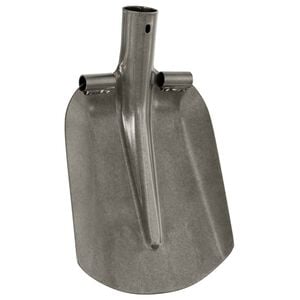 vidaXL Głowica łopaty Srebrny 33 x 21 cm Stal malowana proszkowo