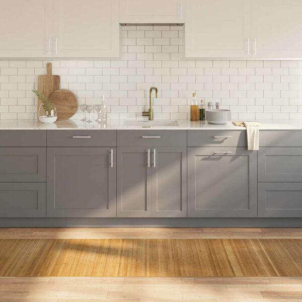 vidaXL Dywan prostokątny, naturalny, 70x400 cm, bambusowy