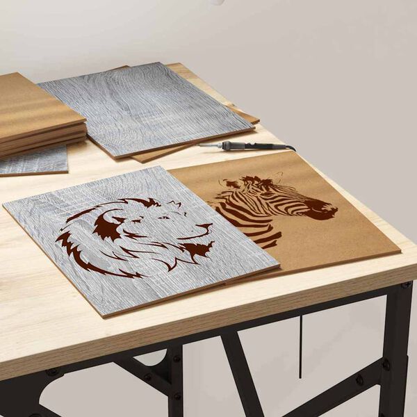 vidaXL Panele dekoracyjne 50 pcs Szary Sonoma 21 x 30 x 0,27 cm