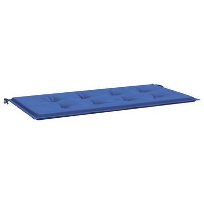 vidaXL Poduszka na ławkę ogrodową, niebieska, 100x50x3 cm, tkanina