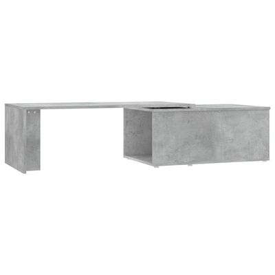 vidaXL Stolik kawowy, szarość betonu, 150x50x35 cm, płyta wiórowa