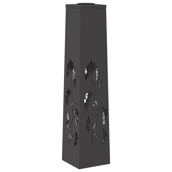 vidaXL Słoneczna LED lampa na ścieżkę 2 pcs Czarny