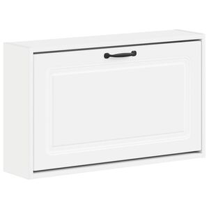 vidaXL Wisząca szafka na buty UTRECHT 71 x 17 x 43 cm Biały