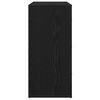 vidaXL Bufet Czarny Dąb 80 x 33 x 70 cm Materiał drewnopochodny
