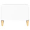 vidaXL Stolik kawowy, biały o wysokim połysku, 90x50x36,5 cm