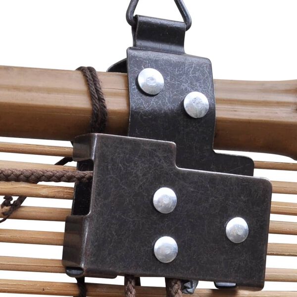 vidaXL Rolety bambusowe, 120 x 220 cm, brązowe